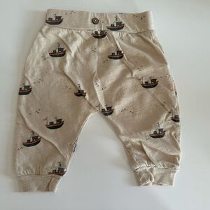Rylee + Cru Cream Nautical Print Pants